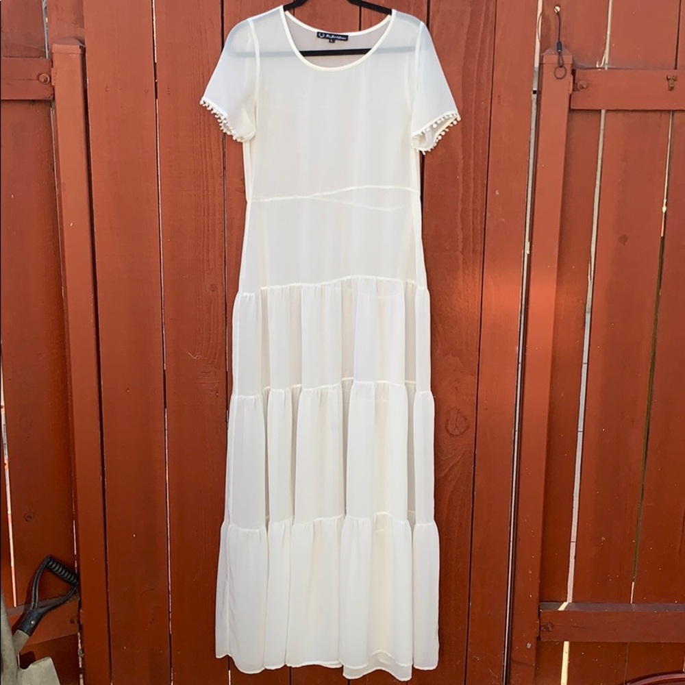 For Love and Lemons Sheer Maxi Dress
